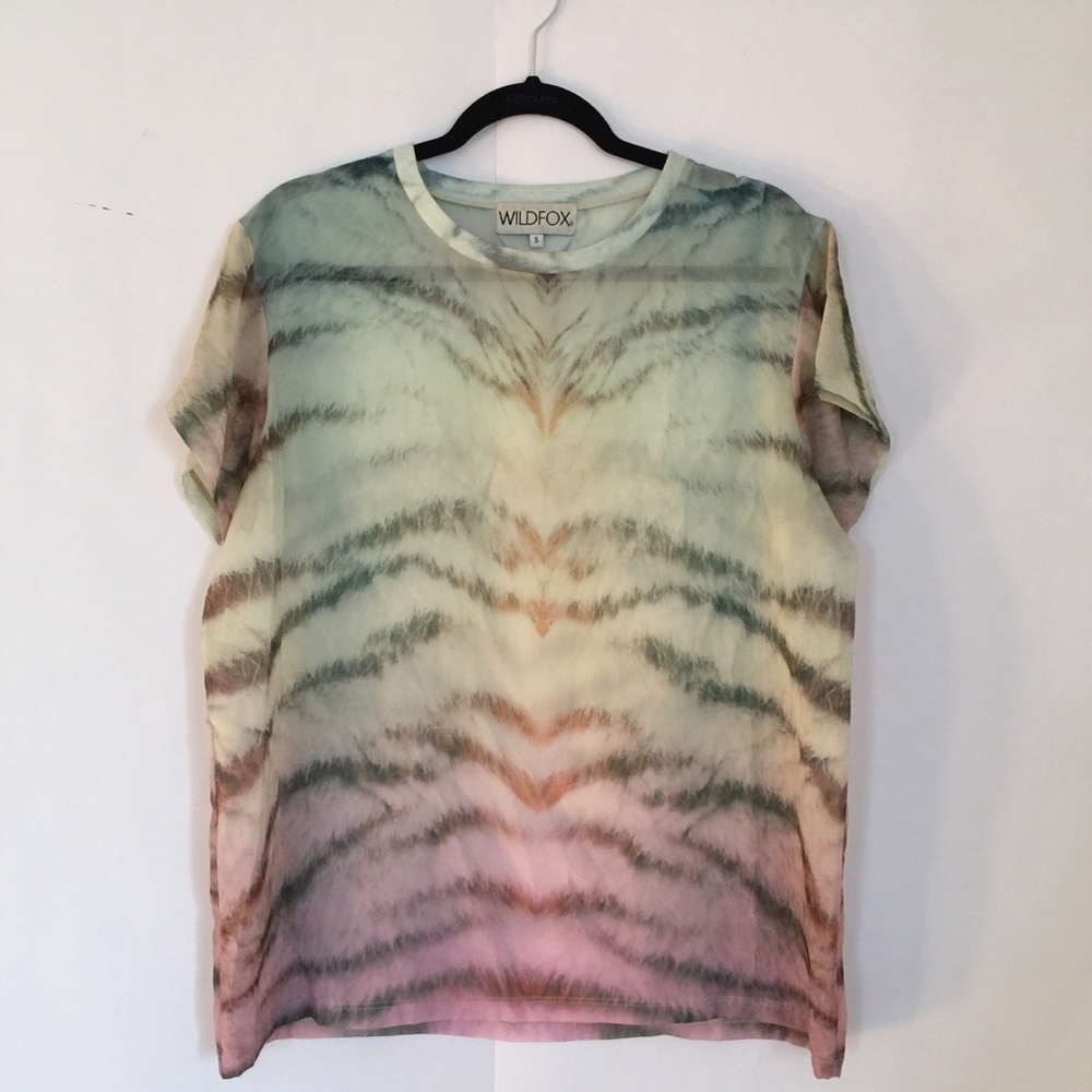 Cute WildFox Sheer Tiger  Design